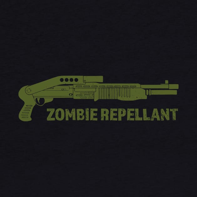 Zombie Repellent - Zombie Zombies by fromherotozero